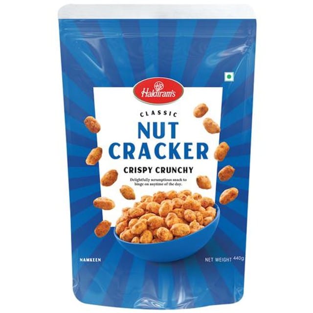 Haldiram's Namkeen - Nut Cracker (Del), 400 G Pouch