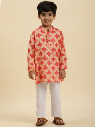 Kurta Pajama Set For Boys-1-2Y