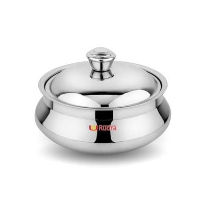 Rudra Safari Double Walled Stainless Steel Casserole-0.5L