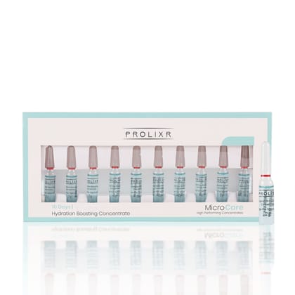 Prolixr 10 Day Hydration Serum Ampoule - Moisturises & Nourishes Dry, Dehydrated Skin - For All Skin Types - 2ml X 10-Prolixr 10 Day Hydration Serum Ampoule - Moisturises & Treats Dry Skin - For 