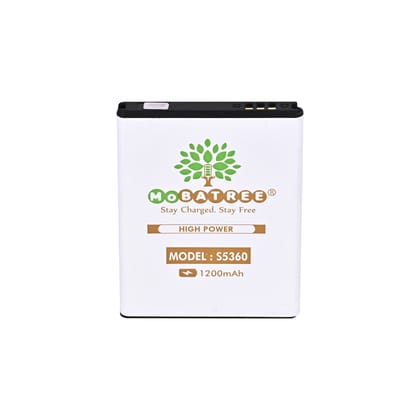 Mobatree Original Battery for Samsung Galaxy Y - S5360, B350. 1300mAh (6 months Guarantee)