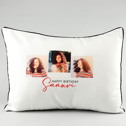 Happy Birthday Personalised Pillow Cover