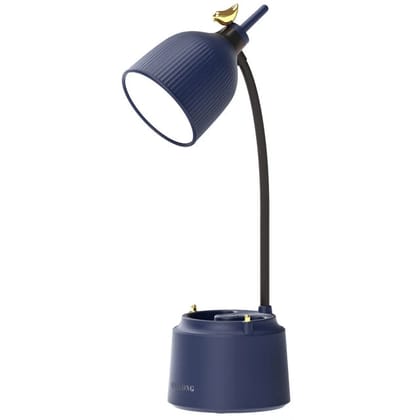 Golden Birdie Touch Lamp With Mobile Stand - Blue - Single Piece