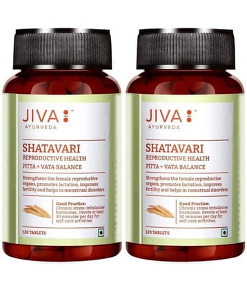 Jiva Ayurveda Shatavari Tablet 120 (Pack of 2)