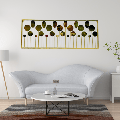 Luxury Metal Wall Art Style 11-H: 18 | L: 48