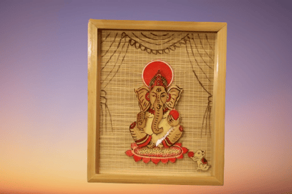 Bamboo Wall d残or ganesh ji 