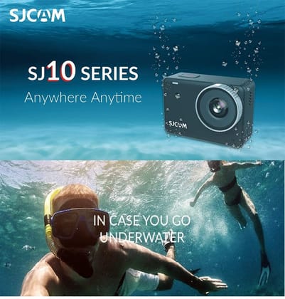 SJCAM SJ10X Optical 12MP UHD IPS Touch Display Action Camera Waterproof Body Vloging