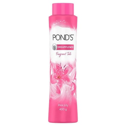 Pond's Dreamflower Fragrant Talcum Powder Pink Lily 400 G