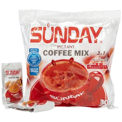 Sunday Instant Coffee Mix - 750 gm - 30 sachets per packet-Pack of 1 (750 gm)