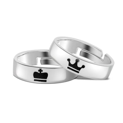 Silver Couple Ring Silver Ring for Couples