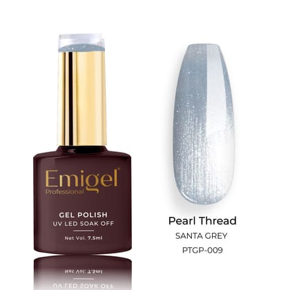 Emigel - Pearl Thread Gel Polish - 009 - SANTA GREY