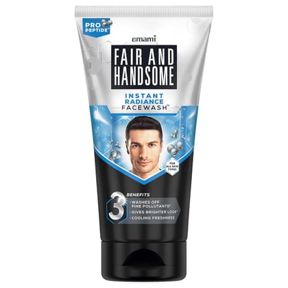 Fair and Handsome Instant Radiance Facewash 150gm-Fair and Handsome Instant Radiance Facewash 150gm