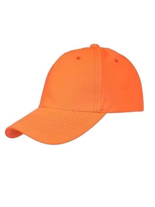 Head Caps For Men Unisex Mens Caps Branded With Adjustable Strap In Summer For Men (Orange)