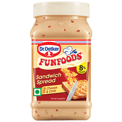 Funfoods Sandwich Spread Cheese Chilli 250