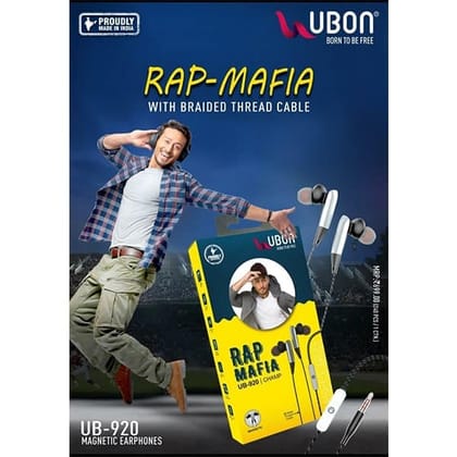 Ubon UB-920 Rap Mafia Champ Magnetic Earphones-Ubon UB-920 Rap Mafia Champ Magnetic Earphones