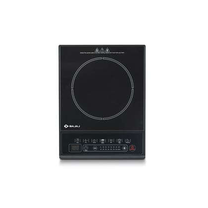 Bajaj Majesty ICX Neo 1600W Induction Cooktop with Pan Sensor & 7 Preset Menus (Black)