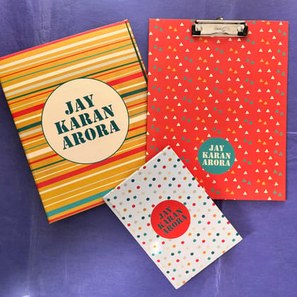 School Set  - Colour Pop-Set of 3 - Folder + Clipboard + Notebook