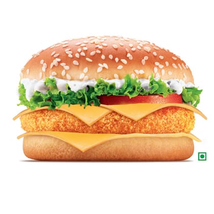 BK Veggie Triple Cheese Burger.