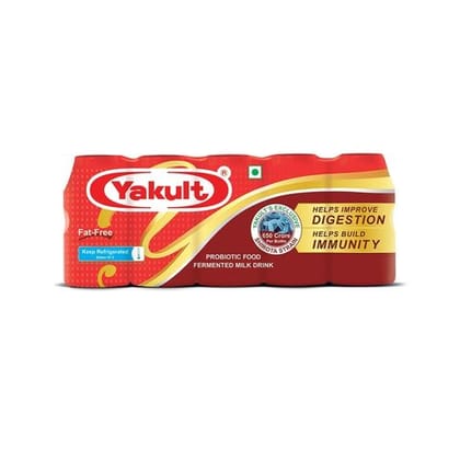 Yakult Light Probiotic Health Drink Pack Of 5, 325 ml Pack