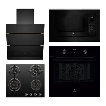 Electrolux Chimney + Hob + Oven + Microwave Combo EXCHOM-06