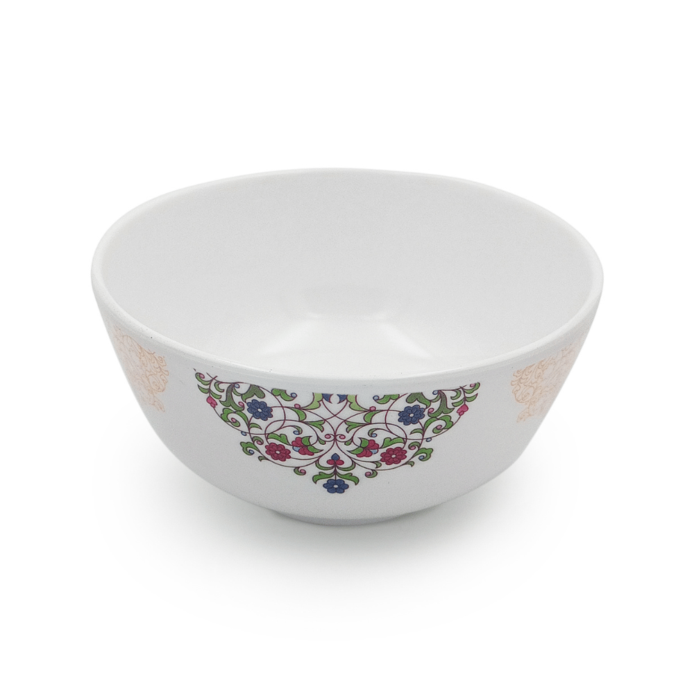 SUPERWARE | Pure Melamine | Bowl Set - Ethnic Art 4" | 6 Nos. | Stain Free, Glazed Finish