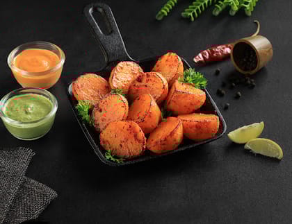 Peri Peri Aloo Tikka [10 Pcs]