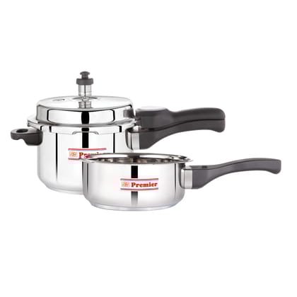 Premier Comfort Stainless Steel Combo 3 Ltr Cooker &amp; Pan Combo SG523