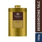 Yardley London Gentleman Deodorizing Talc - Gold, For Men, 100 G
