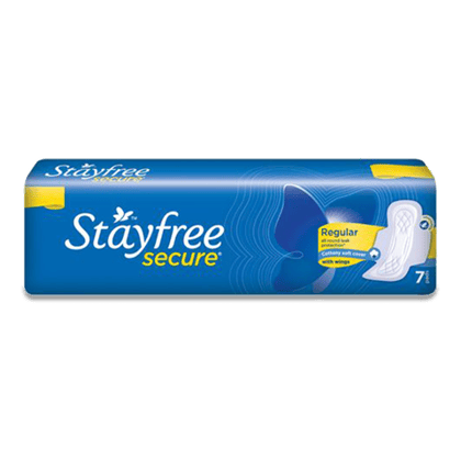 Stayfree Secure Cottony Pads - Regular, 6 Units Pack