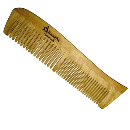 Neem Wooden Comb-Dual Tooth Comb