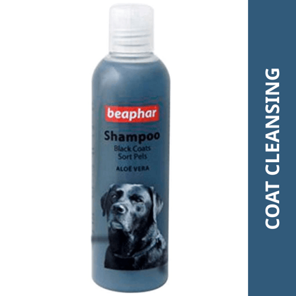 Beaphar Aleo Vera  Herbal Black Coat Shampoo for Dogs-Beaphar Aleo Vera & Herbal Black Coat Shampoo for Dogs - 250mL