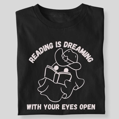 READING IS DREAMING HOLLOW-Black / S