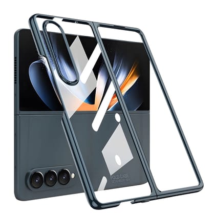 Samsung Galaxy Z Fold 4 Back Cover / Electroplated Cases-Grey Green