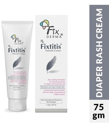 Fixderma Fixtitis Anti Rash & Diaper Rash Ceam for Baby, Rash Cream for Sensitive Skin, 75gm