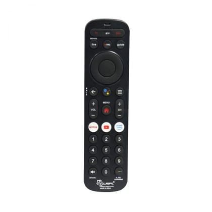 LRIPL DTH75 Replacement Remote Control for Airtel Xtream Set Top Box with Hotkeys for Netflix, YouTube and Prime Video [Without Voice Command]