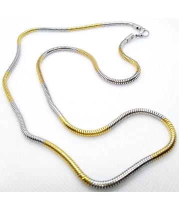 Thrillz Gold Plated Stainless Steel Chain ( Pack of 1 ) - None