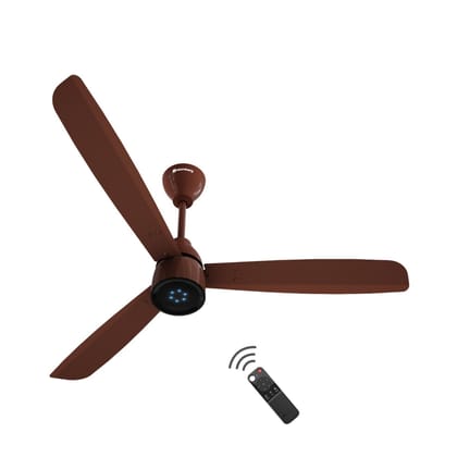 Atomberg Renesa Prime 1200 mm BLDC Ceiling Fan with Remote Control  LED Indicators  Gloss Brown-Atomberg Renesa Prime 1200 mm BLDC Ceiling Fan with Remote Control & LED Indicators | Gloss Brown