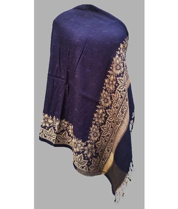 Soul Essence Navy Kani Shawl - Single - Navy