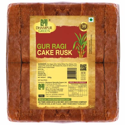 Gur Ragi Cake Rusk 200gm