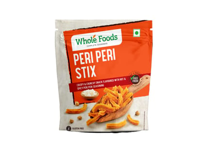 Whole Foods Crispy & Crunchy Snack | Peri Peri Stix | 80G