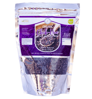 Black Aromatic Rice (Chak Hao) - 500 gm