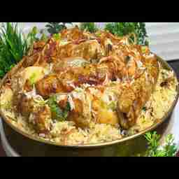 Chicken seekh biryani