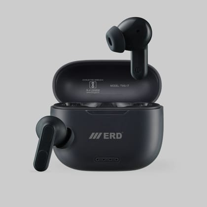 ERD TWS-17  TRUE WIRELESS EARBUDS-25 Hours / Grey / 1 hours