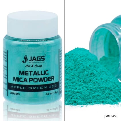 Jags Metallic Mica Powders (Choose Colours)-Apple Green