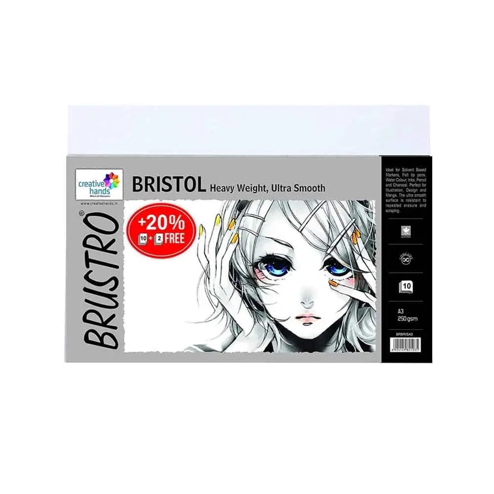 Brustro Bristol Paper 250 Gsm-A3