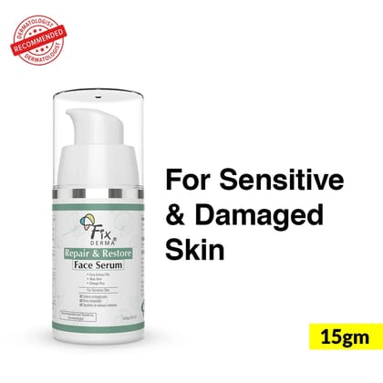 Repair and Restore Face Serum for Sensitive Skin | Aloe vera, 5% Cica extract-15g