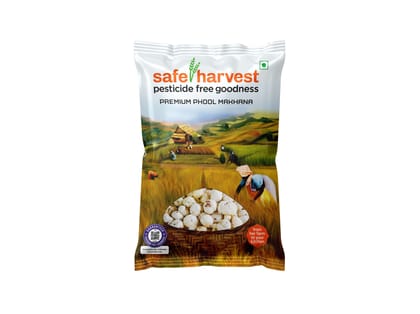 Safe Harvest Premium Phool Makhana 95g, Pesticide -Free