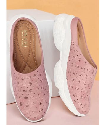 Fausto - Pink Womens Slip On - None