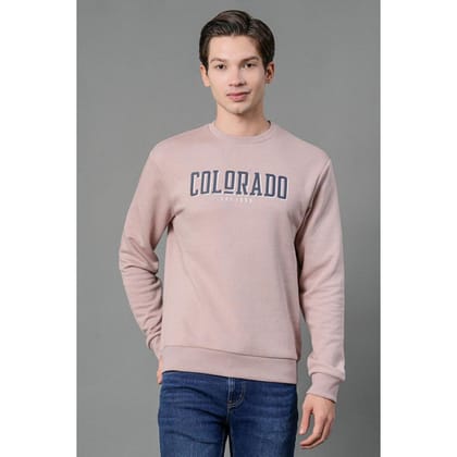 RedTape Men's Dusky Pink Graphic Print Sweatshirt