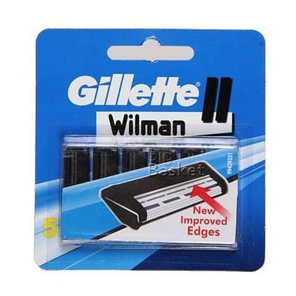 Gillette Wilkinson Sword Blades, 5 pcs Pouch